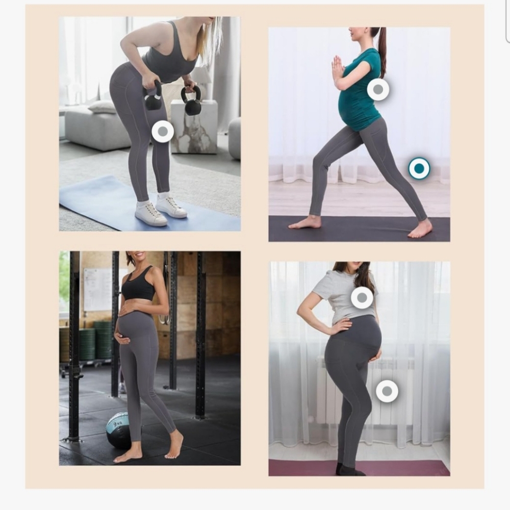 🍂🌷🏖❄️Black Maternity Leggings